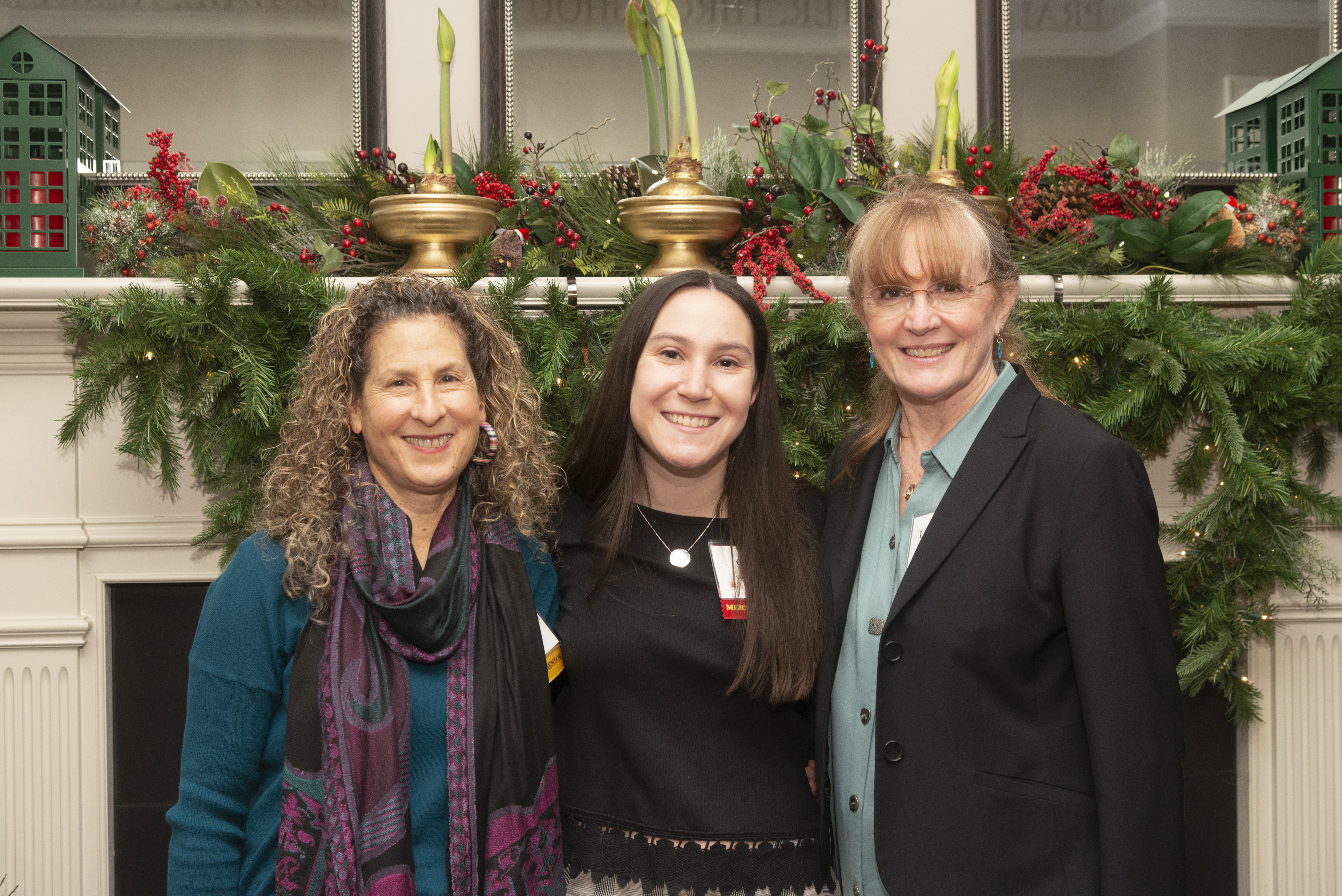 Merrill Scholar Cali Platt with mentors Laurel Barrett and Donna Howard